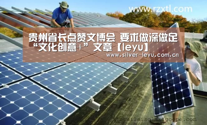 贵州省长点赞文博会 要求做深做足“文化创意+”文章【leyu】(图3) 乐鱼体育入口